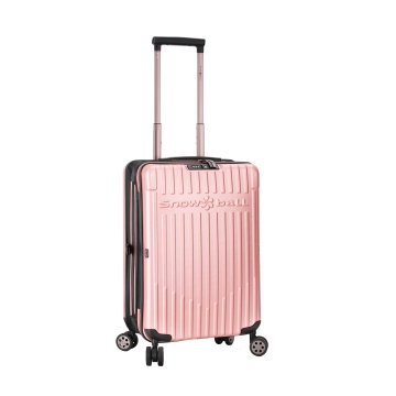 Troler de Cabină Pliabil Snowball , 55x35x20 cm, Policarbonat, Cifru TSA, SW61101, Rose - Img 11