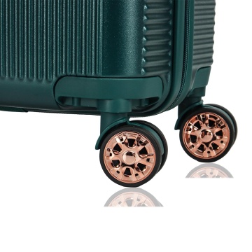 Troler de cabina Snowball SW44303, fermoar antifurt, 55 cm, policarbonat rezistent, 39L, cifru TSA, maro - Img 14