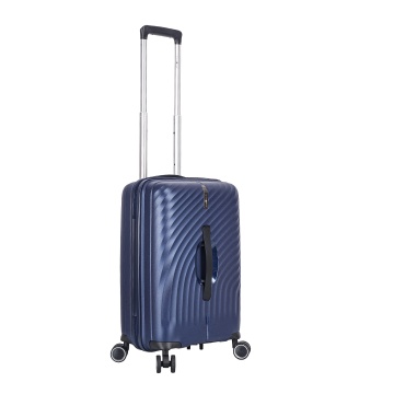 Troler de cabina Snowball SW47203, polipropilena, fermoar antifurt, cifru TSA, 4 roti duble, 55 cm, bleumarin - Img 8