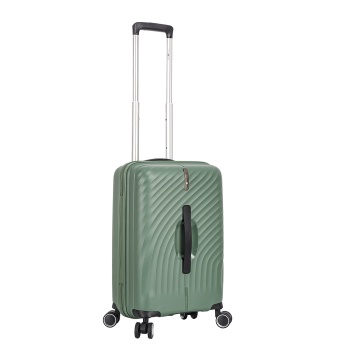 Troler de cabina Snowball SW47203, polipropilena, fermoar antifurt, cifru TSA, 4 roti duble, 55 cm, verde inchis - Img 17