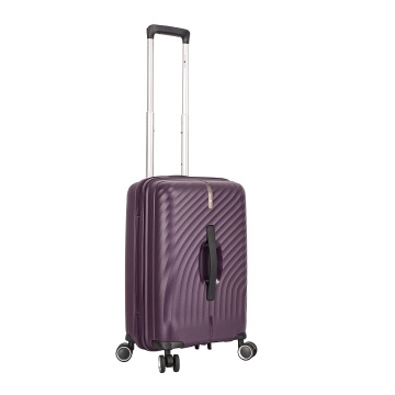 Troler de cabina Snowball SW47203, polipropilena, fermoar antifurt, cifru TSA, 4 roti duble, 55 cm, mov - Img 19