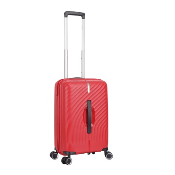 Troler de cabina Snowball SW47203, polipropilena, fermoar antifurt, cifru TSA, 4 roti duble, 55 cm, rosu - Img 17