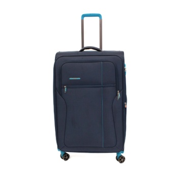 Troler Extra Large Lamonza Ultralight, 80x47x30 cm, 3.85 kg, expandabil 30%, Albastru inchis / Turcoaz - Img 6