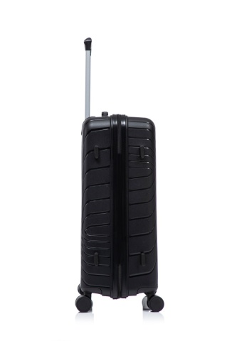Troler mare Aventor AV105, 75x50x29.5 cm, polipropilena, bagaj de cala, cifru TSA, negru - Img 10