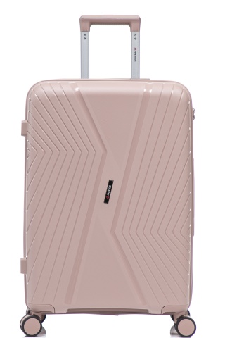Troler mare Aventor AV105, 75x50x29.5 cm, polipropilena, bagaj de cala, cifru TSA, rose