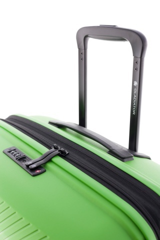 Troler Mare Extensibil 74x52x28 cm Gladiator Vincent, Polipropilenă, Cifru TSA, Verde - Img 4