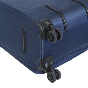 Troler mare extensibil Diplomat Venice, 79x46x32 cm, +20% capacitate, bagaj de cala, poliester, 4 roti 360°, cifru TSA, bleumarin - Img 3
