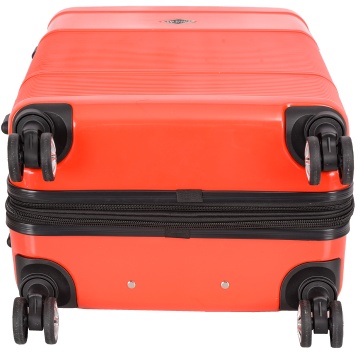 Troler mare extensibil Lee Cooper LC32203, policarbonat, 4 roti duble, cifru, 77 cm, rosu - Img 12