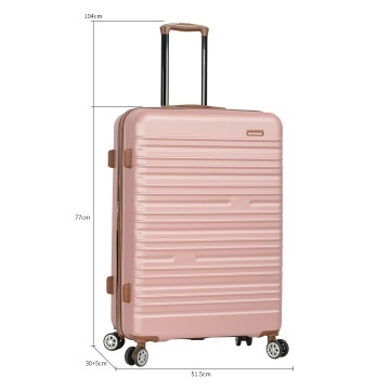 Troler mare extensibil Madisson SW33803, ABS, cifru, 4 roti duble, 77 cm, rose - Img 7