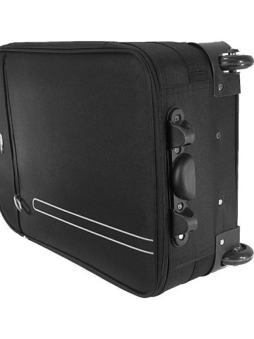 Troler mare extensibil SEAGULL SG 778, bagaj de cala, poliester, 77x45x23 cm, 2 roti, negru - Img 3