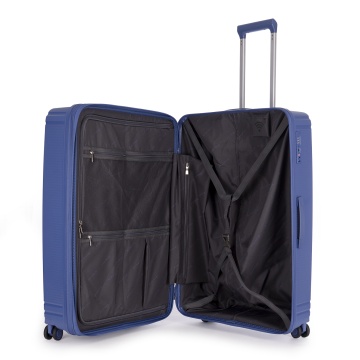 Troler Mare extensibil Stratic L Straw T, 76x51.5x30.5 cm, Bleumarin - Img 2