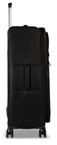 Troler mare Worldpack Bern F10508, 79x47x30 cm, bagaj de cală, poliester, cifru TSA, 4 roți duble, negru - Img 6