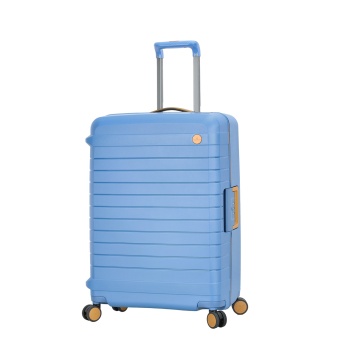 Troler Mediu 68x47x26 cm Snowball, 100% Polipropilenă, Închidere Clapetă, SW57203, Albastru