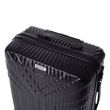 Troler Mediu ABS 4 Roti Duble Ella Icon Arrow 1154-66 cm Negru - Img 4