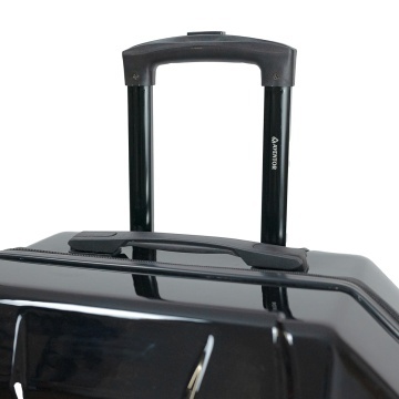 Troler mediu Aventor AV103, policarbonat, 67x43x25 cm, bagaj de cala, folie de protectie, cifru TSA, negru - Img 13