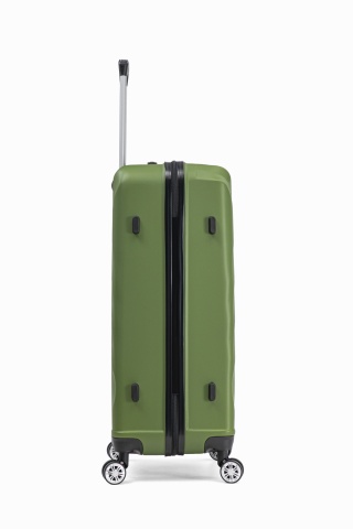 Troler mediu Aventor AV104, 67x43x25 cm, bagaj de cala, 100%ABS, cifru, 4 roti duble 360°, verde - Img 15