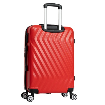 Troler mediu Aventor AV104, 67x43x25 cm, bagaj de cala, vedere din spate, material ABS