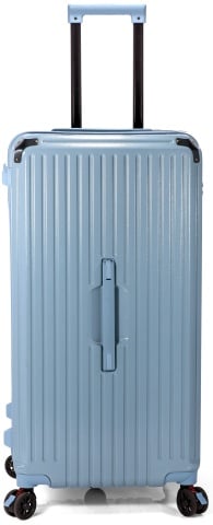 Troler mediu Benzi BZ 5790, ABS, 4 roti cu sistem de franare, cifru TSA, 62 cm, albastru deschis - Img 6