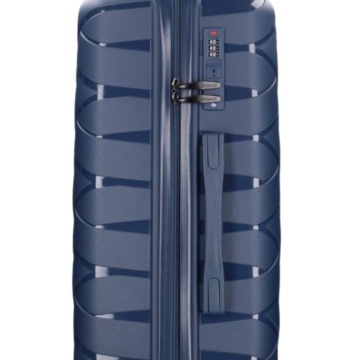 Troler mediu Benzi BZ 5806, polipropilena, cifru, 4 roti duble, 66 cm, coral - Img 3