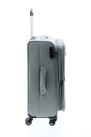 Troler Mediu, Extensibil, 4 Roti Duble, Nylon, Gladiator, Arctic, MG 3711 - 66 cm, Verde - Img 11