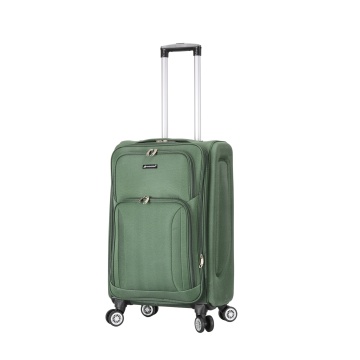 Troler Mediu Extensibil 66x40x26 cm, Poliester, Cifru, Madisson,SW66204, Verde