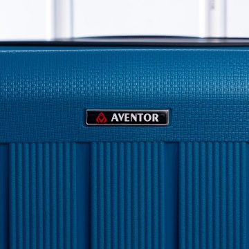 Troler mediu extensibil Aventor AV101, 65.5x43.5x26 cm, polipropilena, bagaj de cala, fermoar antifurt, +20% capacitate, cifru TSA, turcoaz - Img 7