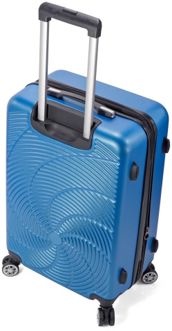 Troler Mediu Extensibil Benzi BZ 5688, ABS, 4 Roti Duble, 67 cm, Albastru - Img 7