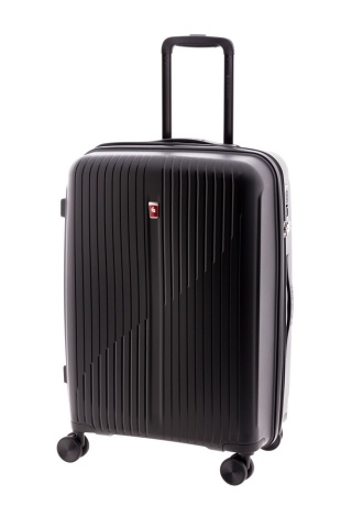 Troler mediu extensibil Gladiator Calypso, polipropilena, cifru TSA, 63 cm, negru
