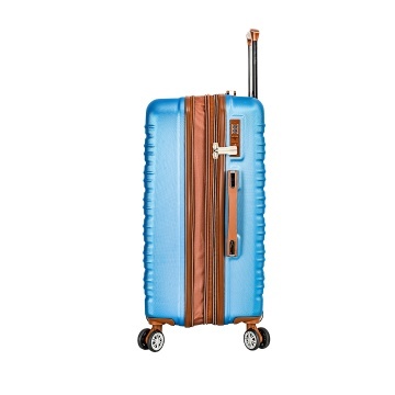 Troler mediu extensibil Madisson SW33803, ABS, cifru, 4 roti duble, 67 cm, albastru - Img 7
