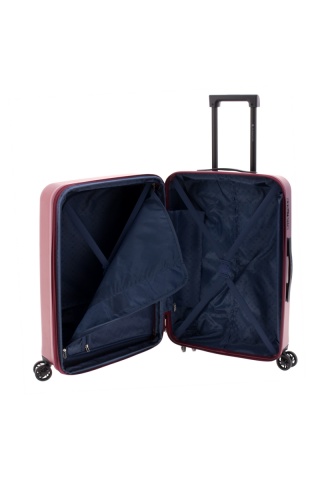 Troler Mediu Extensibil, Policarbonat, Cifru TSA, Gladiator, Nomadtec, MG 3211 - 65 cm, Grena - Img 2