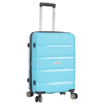 Troler Mediu Extensibil Polipropilena, Madisson, SW43603, 4 Roti Duble, Cifru TSA, 63 cm, Albastru deschis - Img 3
