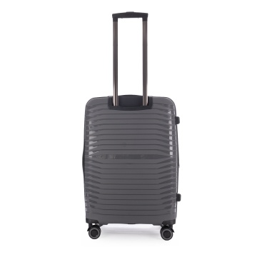 Troler Mediu Extensibil Polipropilena Stratic Bright M - 66 cm Gri - Img 8