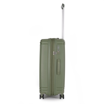 Troler Mediu extensibil Stratic M Straw T, 67x46.5x27.5 cm, Verde olive - Img 7