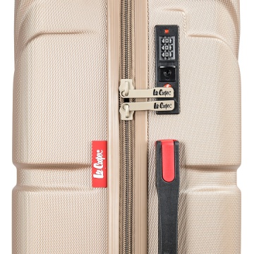 Troler Mediu Lee Cooper London, ABS, 4 Roti Duble, Cifru, 66.5 cm, Negru - Img 11