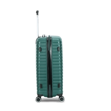 Troler mediu Madisson, 67x43x25 cm, polipropilenă, bagaj de cală, 4 roți duble, cifru, SW62103, verde închis - Img 12