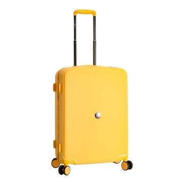 Troler Mediu Snowball, Inchidere cu Clapeta, Polipropilena, Cifru TSA, SW37103, 67 cm, Galben