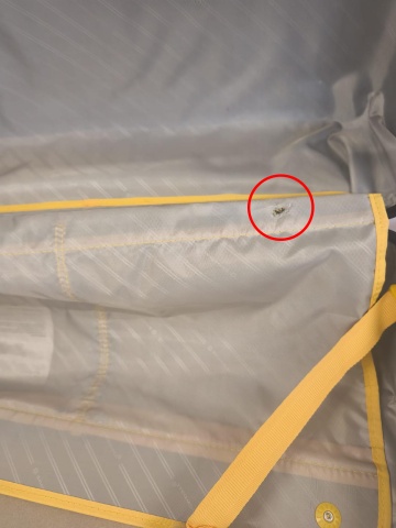 Troler mediu Snowball SW20503, policarbonat, inchidere cu clapeta, cifru TSA, 67 cm, galben, RESIGILAT - Img 2