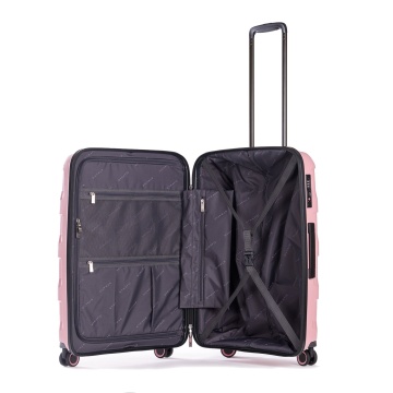 Troler Mediu Stratic M Straw - 66 cm Roz - Img 2