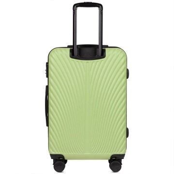 Troler mediu Wings Swan, ABS, 4 roti, cifru, 65.5 cm, verde - Img 7