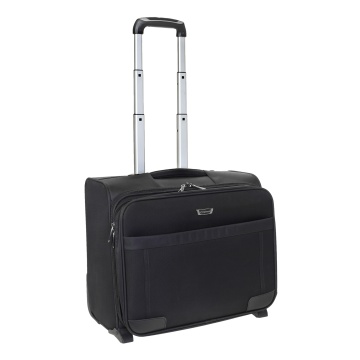Troller Pilot Diplomat ZC 998-45SW, 46x42x28 cm, poliester, 15.6", cifru TSA, 2 roti, negru