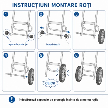Carucior Cumparaturi 3 Roti Cruiser 604349 Negru - Img 10