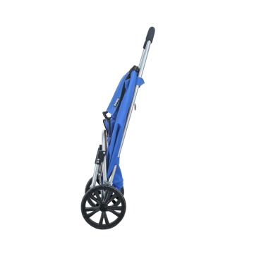 Carucior cumparaturi Madisson SW42028, 55L, 2 roti, buzunar termoizolant, albastru - Img 10