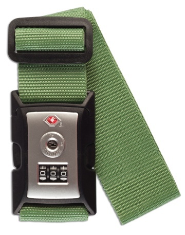 Curea bagaj cu cifru TSA, Worldpack, F10447, Verde - Img 2