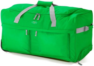 Geanta de voiaj cu role, Benzi BZ 5704 - 53W, Verde