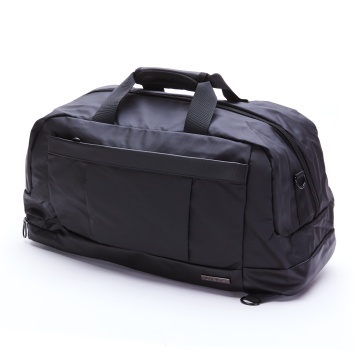 Geanta de voiaj Davidts Escape, Impermeabila, Poliester 600D/PVC, 50 cm, Negru