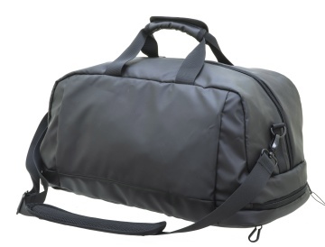Geanta de voiaj Davidts Escape, Impermeabila, Poliester 600D/PVC, 50 cm, Negru - Img 3