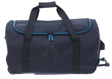 Geanta de voiaj impermeabila cu role Davidts Rapid Air, Nylon Dobby, 50 cm, Negru - Img 3