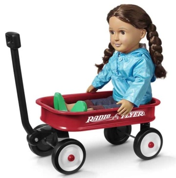 Jucarie - carucior Radio Flyer Little Rosu Wagon 3+ ani - Img 5