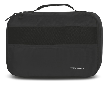Organizator Bagaj, 3 Piese, Poliester, Worldpack, F10461, Negru - Img 4