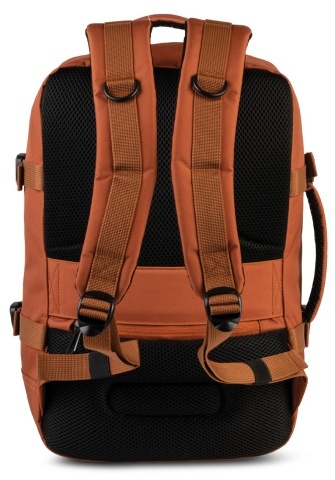 Rucsac avion 40x25x20 cm, bagaj de mână Wizz Air/Ryanair, 20 L, Bestway cabin pro small, F40328, caramiziu - Img 8